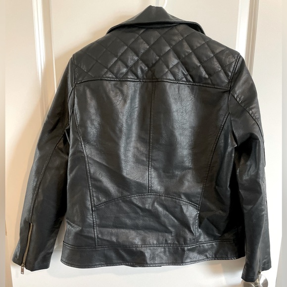 Faux Leather Moto Jacket - Universal Thread - Like New - Picture 3 of 3